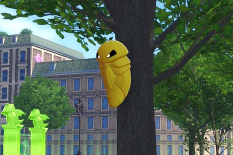 『ポケモンレジェンズZ-A』では虫ポケモンたちが“密集”する―木に群がるコクーン、壁に張りつくイトマルたちにゾクリ 画像