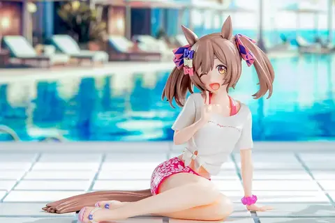 夏の雰囲気満載！『ウマ娘』スマートファルコンとコパノリッキーが、1.5周年楽曲「Gaze on Me!」ライブ衣装でプライズフィギュア化 画像