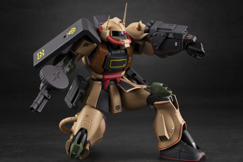 コンセプトは“記憶の原点”…「ザク・デザートタイプ」がROBOT魂新シリーズ「MS MUSEUM」で商品化！博物館をイメージした新規ベースにも注目 画像