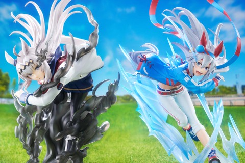 オグリ、タマの競り合う姿が迫力満点！「ウマ娘 シングレ」躍動感溢れるエフェクト付きフィギュアがプライズ展開 画像