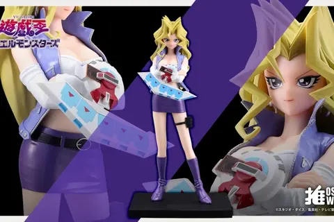 「遊戯王」スタイル抜群の決闘者「孔雀 舞」フィギュアが予約受付開始！デュエルディスクを装着し、凛々しい立ち姿を立体化 画像