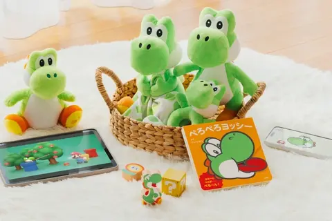 お子さま向け「マイマリオ」に“ヨッシー”が登場！アプリ『かおヨッシー』や、うたっておしゃべりするぬいぐるみなど展開 画像