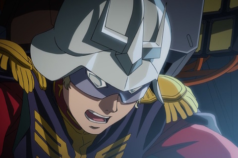 シャリア・ブル専用「緑のたぬき」誕生！「ガンダム ジークアクス」×「マルちゃん」コラボ発表ーシャア専用「赤いきつね」と並べるとM.A.V.の文字 画像