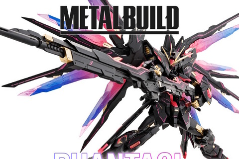 「ストライクフリーダムガンダム」が黒・ピンク・金のカラーリングでMETAL BUILD化！特徴的な見た目の「PHANTACi」コラボ商品公開 画像