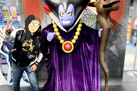 『ドラゴンクエストI＆II』りゅうおう様が大阪にあらわれた！早坂Pともエンカウント!? 2人PTでイベントにガンガンいってみた【吉田輝和の取材絵日記＆インタビュー】 画像