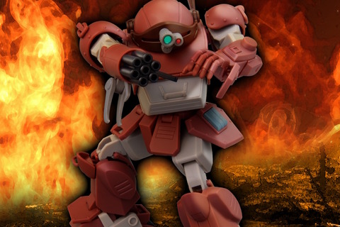 「装甲騎兵ボトムズ」より「HG ブルーティッシュドッグ(仮)」発表！降着ポーズやアームパンチなどのギミックが決まる 画像