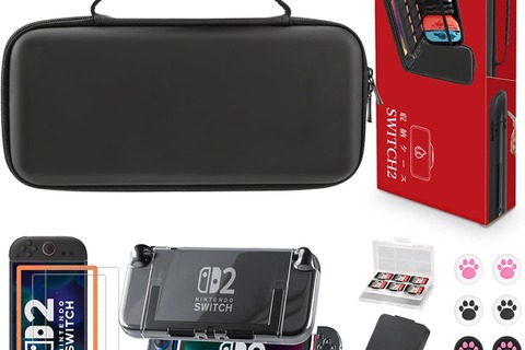 Switch2の保管に便利なケースのセット、今ならお得にゲットできますよ #Amazonブラックフライデー 画像