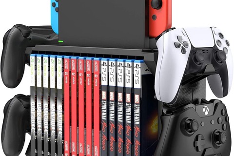 大掃除の季節、ごちゃつくゲームまわりは収納スタンドですっきりさせたい #Amazonブラックフライデー 画像