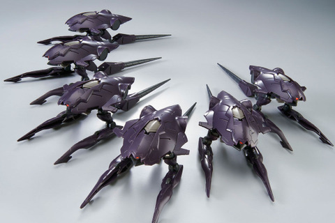 この数はゾワゾワくる…「ガンダム 鉄血のオルフェンズ」よりガンプラ「HG プルーマ」6機セットが再販 画像