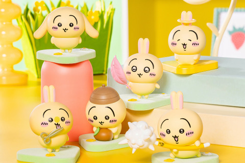 ちいかわより「うさぎだらけ」と「モモンガだらけ」のフィギュア登場！「垂れ耳」「ぶりっこ」など各6種の印象的なシーンを再現 画像