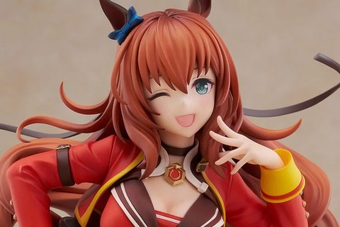 激マブな“スーパーカー”！『ウマ娘』より「マルゼンスキー」が鮮明な赤の勝負服でフィギュア化、可愛らしいウインクも魅力的 画像