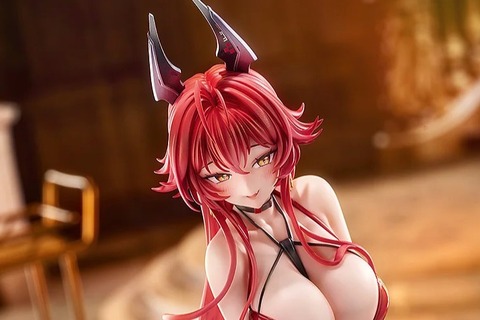 ジャケットを脱ぐとセクシーな背中が露わに…！『勝利の女神：NIKKE』より「レッドフード」フィギュアが予約受付開始 画像