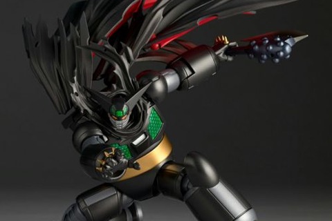 漆黒のマントで様々なスタイルを演出！OVA版「ブラックゲッター」が可動フィギュア化ー左右非対称のワイルドな武装など豊富なオプション 画像