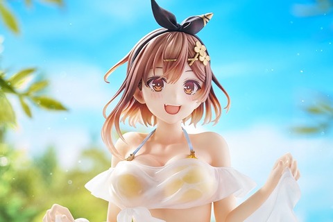 パレオから魅せる健康的な太もも！「ライザ 」水着ver.フィギュアが予約受付開始ートリダモノ氏が描くプロポーションを見事に立体化 画像