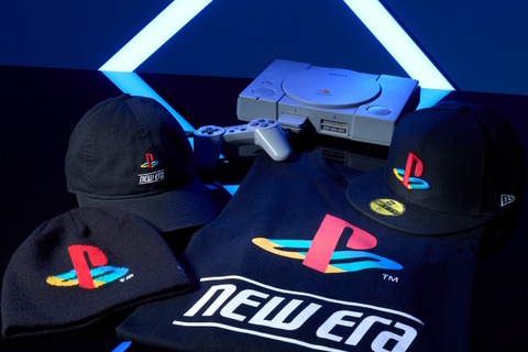 ニューエラが「PlayStation」と初コラボ！ロゴや「△〇×□」マークをデザインしたヘッドウェア、アパレルがお洒落 画像