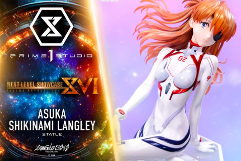 白いプラグスーツが映える！「シンエヴァ」より“式波・アスカ・ラングレー”が眼帯姿で1/4スケールスタチューに 画像