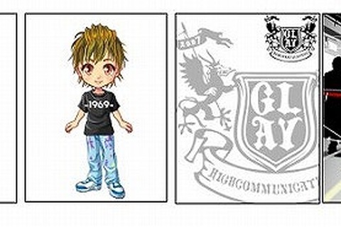 「GLAY×モバゲータウン」期間限定アバターをGETせよ 画像