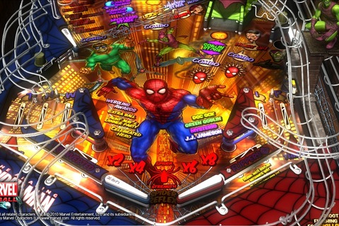 『Marvel Pinball』がWii U、3DS、Vitaなどで2012年登場 画像