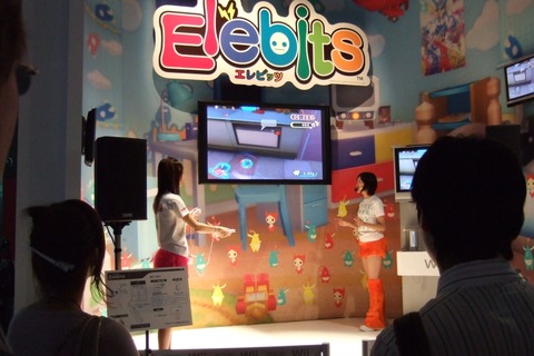 コナミブースでElebitsが実演中 画像