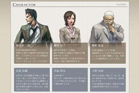 『探偵 神宮寺三郎 復讐の輪舞』個性豊かな登場キャラクターをご紹介 画像
