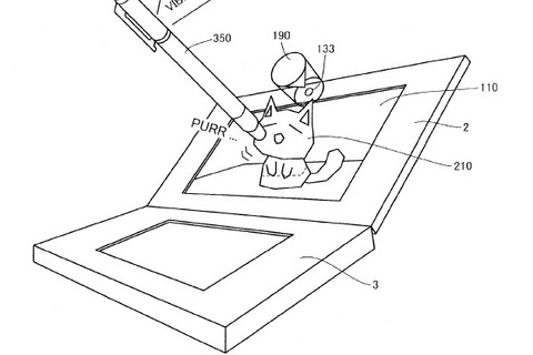 任天堂、3DSの上画面をタッチペンで操作する特許を出願 画像