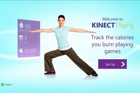 Kinect対応ゲームの総カロリーをチェック！『Kinect PlayFit』日本でも無料配信 画像