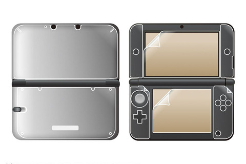 3DS LL用「内側用」「外側用」保護シート、液晶用シートも付属「コンプリートセット」発売 画像