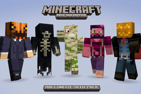 『Minecraft: Xbox 360 Edition』に「Halloween Skin Pack」近日配信、売り上げは全てチャリティーに 画像
