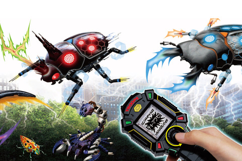 「電虫採集シリーズ 電虫トルーペ」Wi-Fiの電波を捕獲する新感覚ゲームが登場 画像