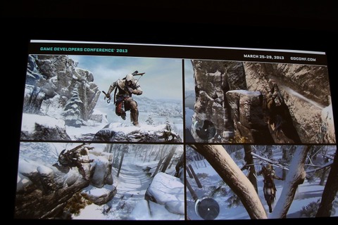 【GDC 2013】3年の投資の結実『アサシンクリードIII』が実装したプロシージャルアニメーション 画像