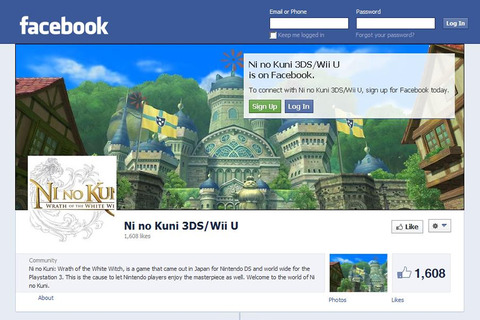 Wii Uや3DSで『二ノ国』をプレイしたい！海外ファンがFacebookで移植要望キャンペーンをスタート 画像
