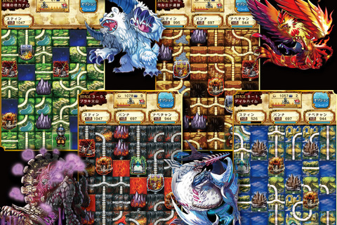 パズルRPG『ギャザーオブドラゴンズ』Androidアプリにて配信開始、道をつなげてドラゴンを討伐しよう 画像