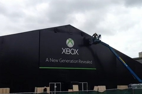 次世代Xbox登場のXbox Revealイベントは1時間程度の長さに ― 開催間近の会場を写しだしたVine映像も 画像