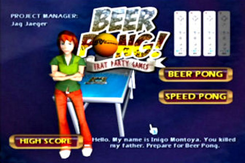 飲酒を推奨する? Wiiウェア『Beer Pong』に各種団体が反対の声 画像