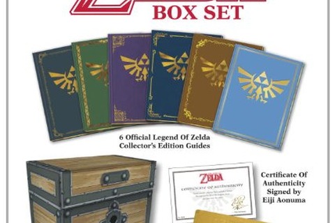『ゼルダの伝説』攻略本6冊と宝箱ブックホルダーがセットになった限定ボックスセットが海外で発売 画像