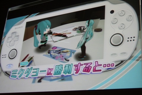 【CEDEC 2013】初音ミクと楽しくエアホッケー！『Miku Miku Hockey』がPS Plus会員向けに9月10日リリース 画像