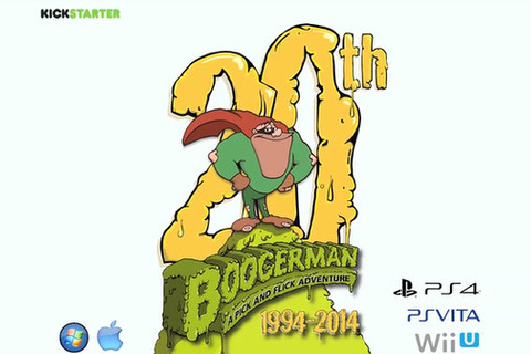『ブーガーマン』のHDリメイク作『Boogerman 20th Anniversary』、Wii U含むマルチプラットフォームでKickstarter開始 画像