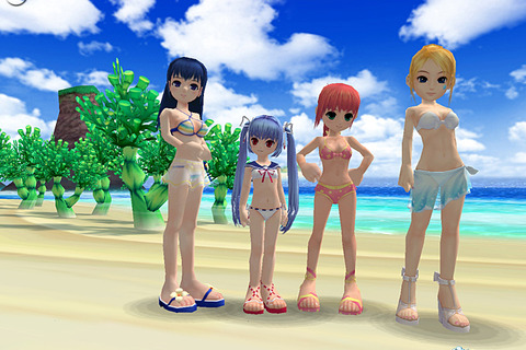 『パンヤ』4人の美少女に水着第2弾が登場 画像