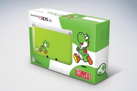 米国でもヨッシー仕様のニンテンドー3DS LL本体が発売決定！『ヨッシー New アイランド』ロンチに合わせ3月14日に 画像