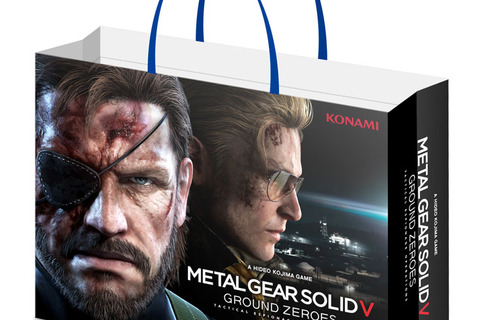 スネークが渋い！PS4版『METAL GEAR SOLID V: GROUND ZEROES』とPS4本体の同時購入者にオリジナルショッピングバッグを提供 画像