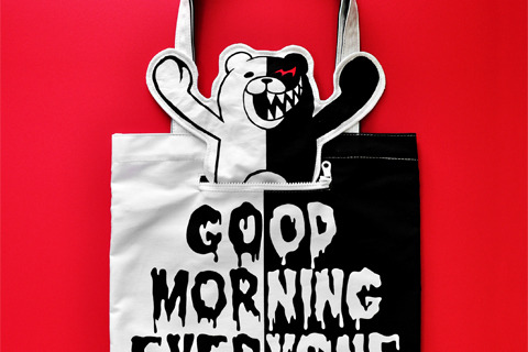 『ダンガンロンパ2』の「ジャバウォック島」お土産物がコンセプトのグッズ発売、モノクマが飛び出るトートなど全3種類 画像