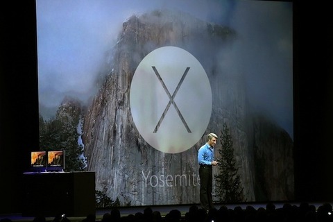 アップルが新型Mac OS X「ヨセミテ」を発表 画像