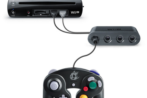 Wii U用ゲームキューブコントローラ接続タップは2014年冬発売、スマブラ特別仕様のコントローラも 画像