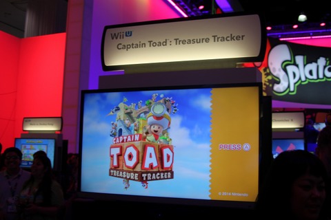 【E3 2014】なんとキノピオ隊長の冒険はじまる!? Wii U『Captain Toad: Treasure Tracker』を体験 画像
