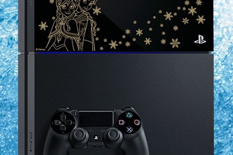 「アナと雪の女王」のイラストがレーザー刻印された限定PS4が発表 画像