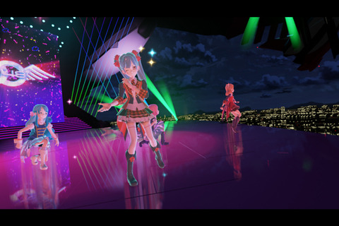 「AKB0048」のライブシーンと「アクエリオン」のメカシーンが融合した「Project Morpheus」向けデモがTGS2014に出展 画像