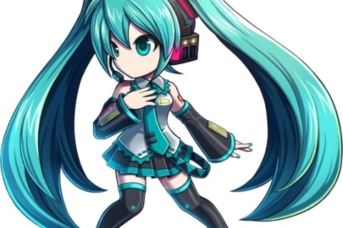 『ブレイブフロンティア』と初音ミクがコラボ!期間限定で「Sharing The World」を使用したダンジョンが出現 画像