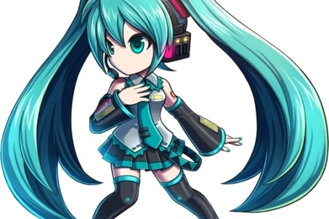 『ブレイブフロンティア』と初音ミクがコラボ！期間限定で「Sharing The World」を使用したダンジョンが出現 画像