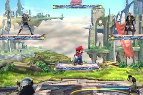 『スマブラ for Wii U』では、最大8人での同時対戦が可能！ 広大な専用ステージ「大戦場」も 画像