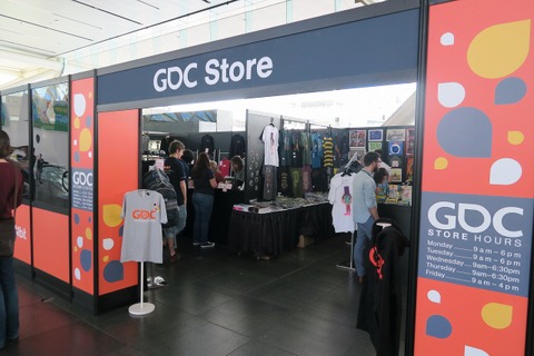【GDC 2015】Tシャツ、バッグ、ノート・・・今年も豊富に揃ったGDCグッズをチェック 画像